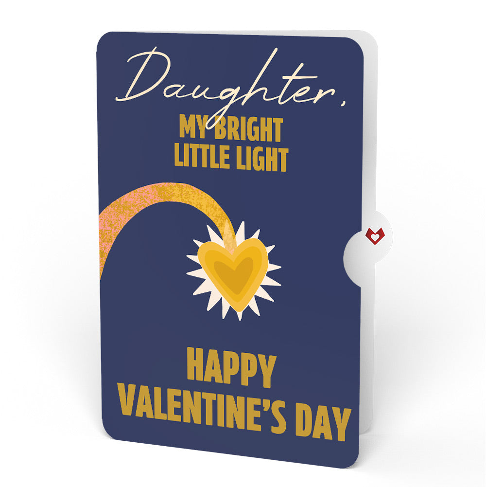You Are My Sunshine Anglerfish Valentine Pop-Up Card and Sentiment Set for Daughter