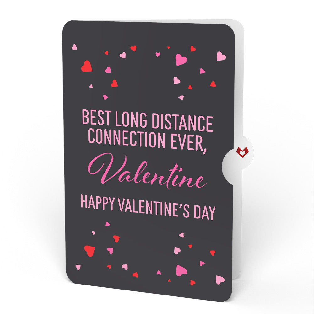 Best Thing I've Found on the Internet Valentine Pop-Up Card and Heart Confetti Long Distance Relationship Sentiment Set