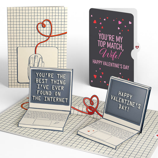 Best Thing I've Found on the Internet Valentine Pop-Up Card and Sentiment Set for Wife