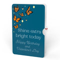 Thinking of You Butterfly Jar Valentine Birthday Light-Up Pop-Up Card and Sentiment Set