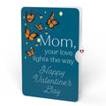 Thinking of You Butterfly Jar Valentine Light-Up Pop-Up Card and Sentiment Set for Mom