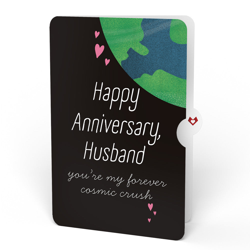 You've Abducted My Heart Anniversary Light-Up Pop-Up Card and Sentiment Set for Husband