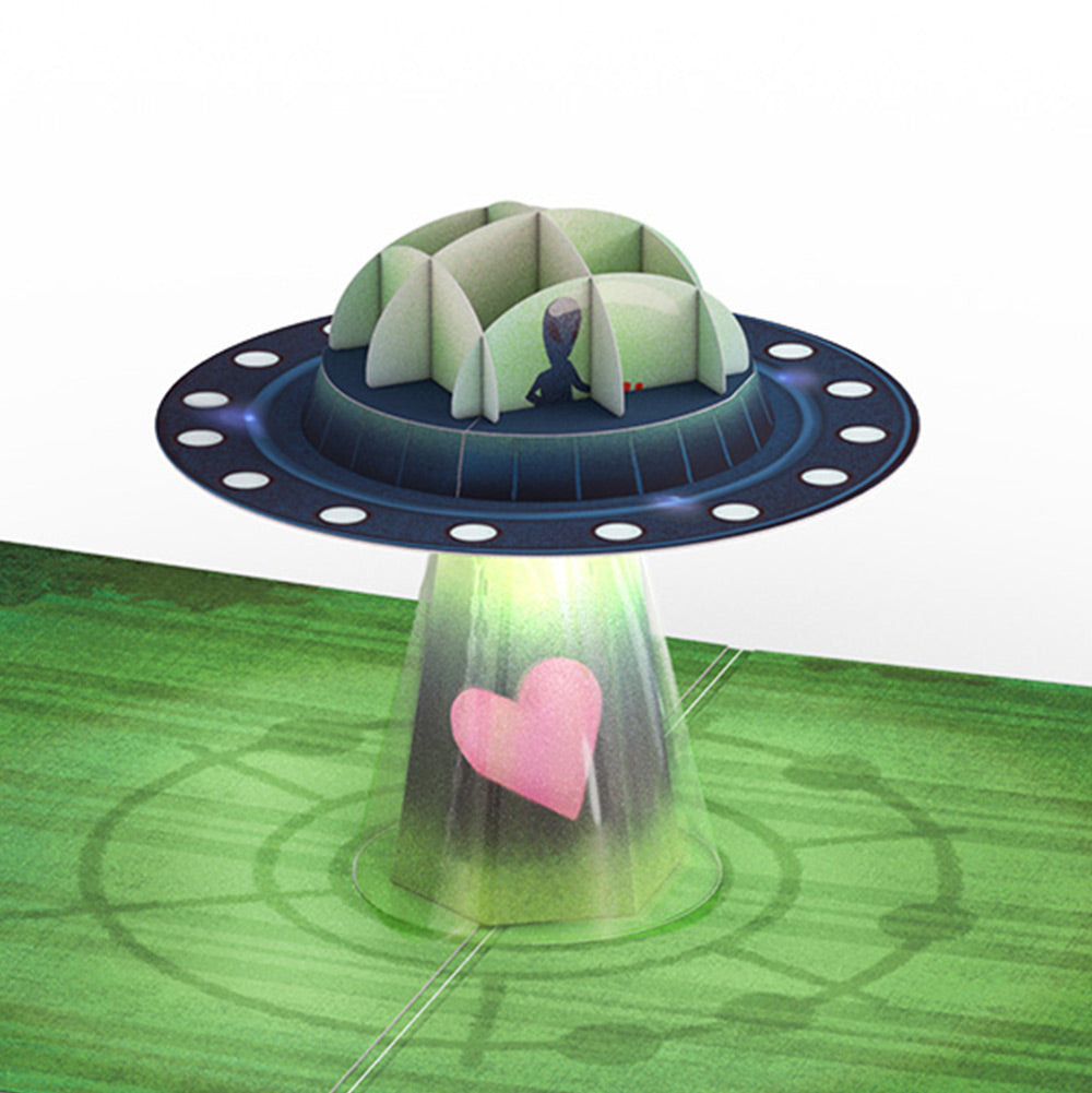 You've Abducted My Heart Anniversary Light-Up Pop-Up Card and Sentiment Set