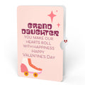 Let the Good Times Roll Roller Skate Valentine Pop-Up Card and Sentiment Set for Granddaughter