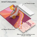 Let the Good Times Roll Roller Skate Valentine Pop-Up Card and Sentiment Set for Granddaughter