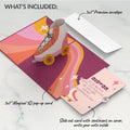 Let the Good Times Roll Roller Skate Valentine Pop-Up Card and Sentiment Set for Sister