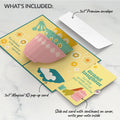 You Bake the World a Better Place Valentine Pop-Up Card and Sentiment Set for Granddaughter