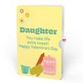You Bake the World a Better Place Valentine Pop-Up Card and Sentiment Set for Daughter