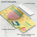 You Bake the World a Better Place Valentine Pop-Up Card and Sentiment Set for Daughter