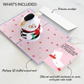 French Love Dog Valentine Plushpop Card and Sentiment Set for Friend