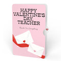 French Love Dog Valentine Plushpop Card and Sentiment Set for Teacher