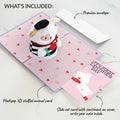 French Love Dog First Valentine Plushpop Card and Sentiment Set