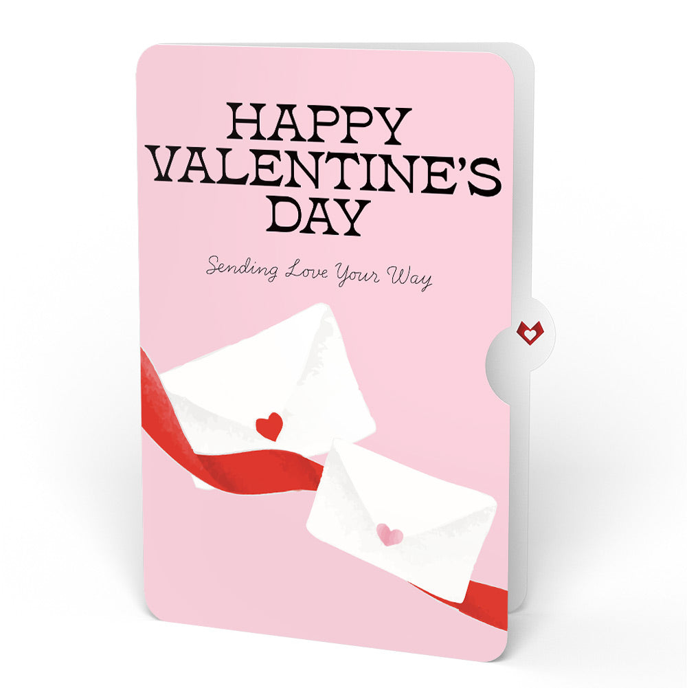French Love Dog Valentine Plushpop Card and Sentiment Set