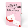 French Love Dog Valentine Plushpop Card and Sentiment Set for Grandson