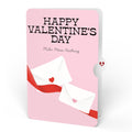 French Love Dog Valentine Plushpop Card and Love Letters Long Distance Relationship Sentiment Set