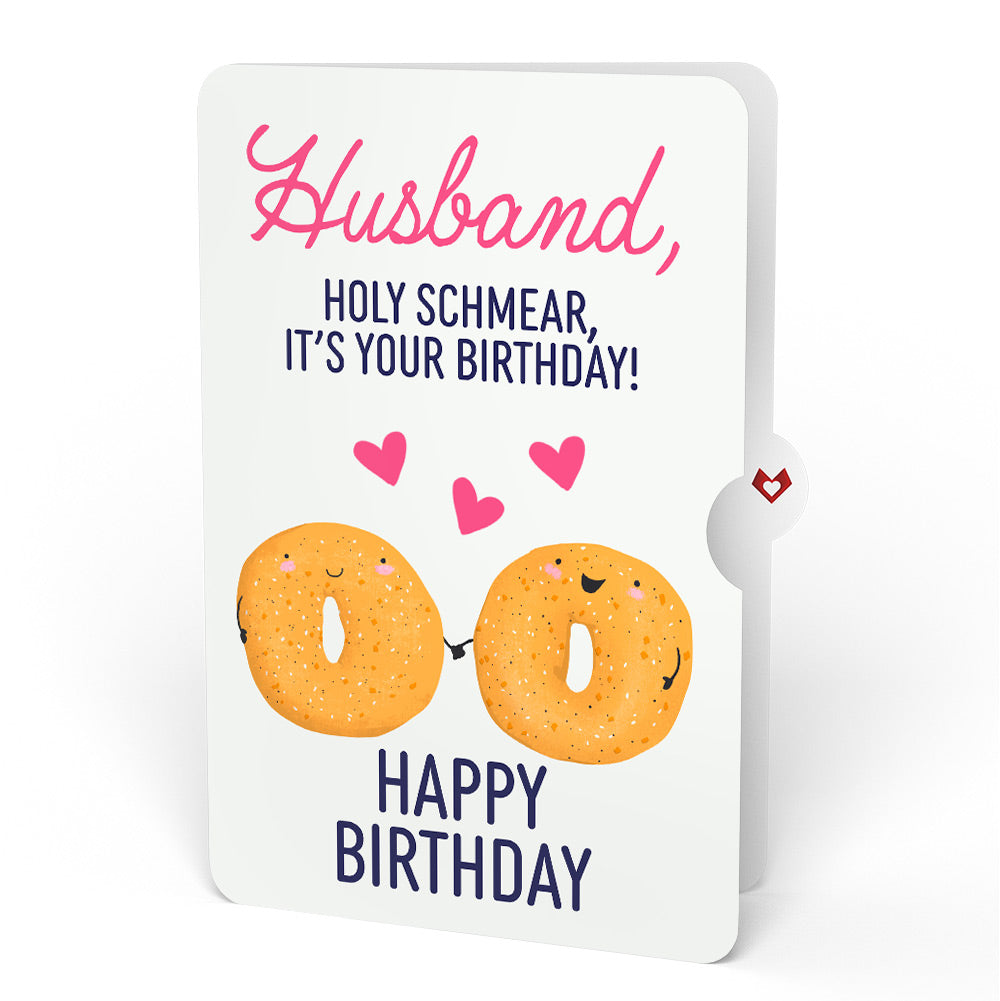 You Are My Everything Bagel Birthday Pop-Up Card and Sentiment Set for Husband