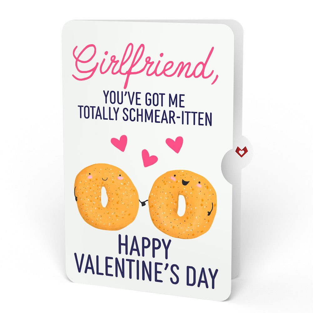 You Are My Everything Bagel Valentine Pop-Up Card and Sentiment Set for Girlfriend