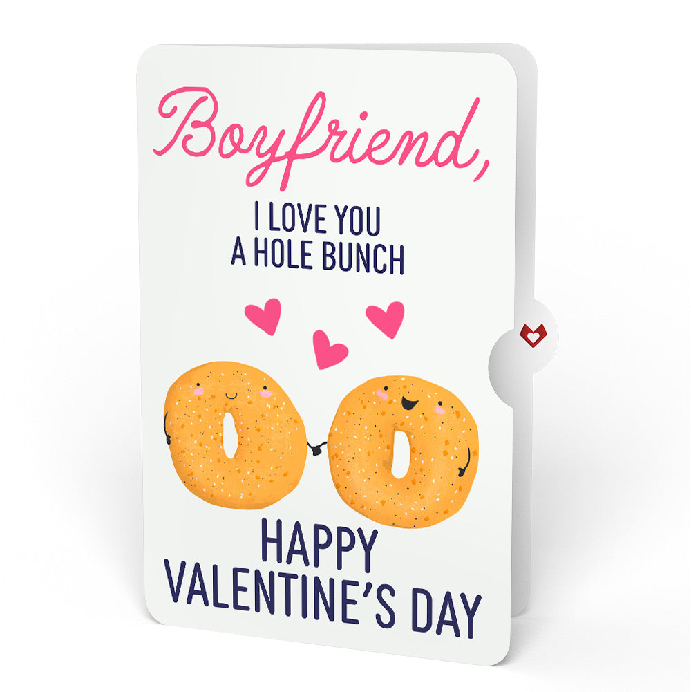 You Are My Everything Bagel Valentine Pop-Up Card and Sentiment Set for Boyfriend