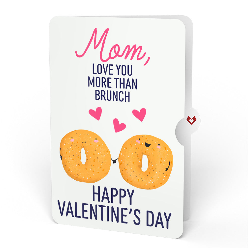 You Are My Everything Bagel Valentine Pop-Up Card and Sentiment Set for Mom