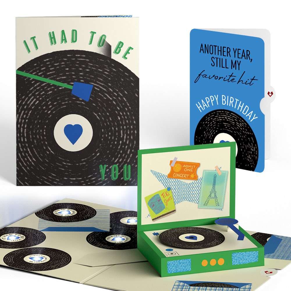 It Had to Be You Birthday Music and Light Pop-Up Card and Sentiment Set