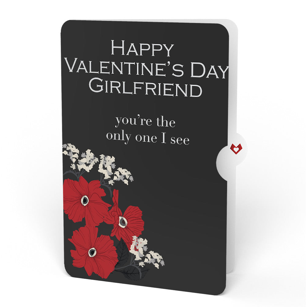 Only Have Eyes for You Valentine Pop-Up Card and Sentiment Set for Girlfriend