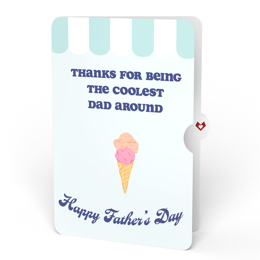Sweet Day Ice Cream Father’s Day Pop-Up Card and Sentiment Set for Dad
