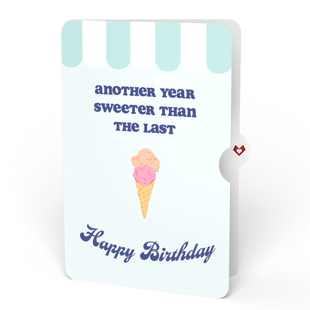 Sweet Day Ice Cream Birthday Pop-Up Card and Sentiment Set