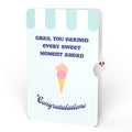 Sweet Day Ice Cream Graduation Pop-Up Card and Sentiment Set for Grad