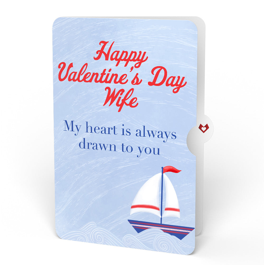 Light of My Life Valentine Light-Up Pop-Up Card and Sentiment Set for Wife