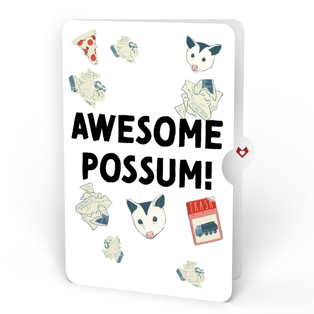Party Possums Glitter Bouquet and Sentiment Set
