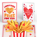 Only Have Fries for You Valentine Pop-Up Card and Big Sweet Heart Sentiment Set