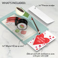 Soy Glad You're in My Life Sushi Valentine Pop-Up Card and Big Sweet Heart Sentiment Set