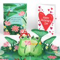 Time Well Spent Frogs Valentine Pop-Up Card and Big Sweet Heart Sentiment Set