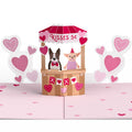 Love You Furever Dog Kisses Valentine Pop-Up Card and Big Sweet Heart Sentiment Set