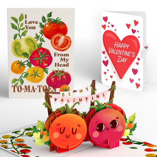 I Love You From Head To-Ma-Toes Valentine Pop-Up Card and Big Sweet Heart Sentiment Set