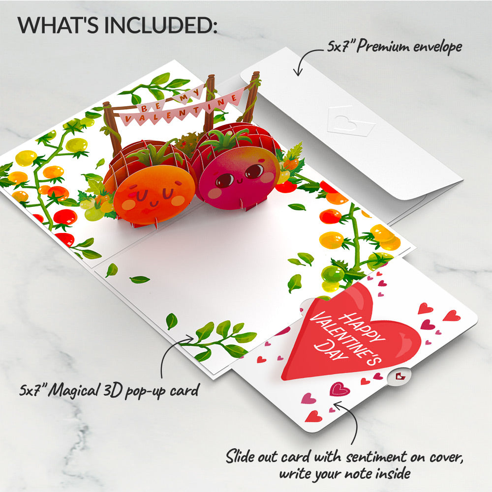 I Love You From Head To-Ma-Toes Valentine Pop-Up Card and Big Sweet Heart Sentiment Set