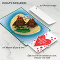 I Lava You Valentine Pop-Up Card and Big Sweet Heart Sentiment Set