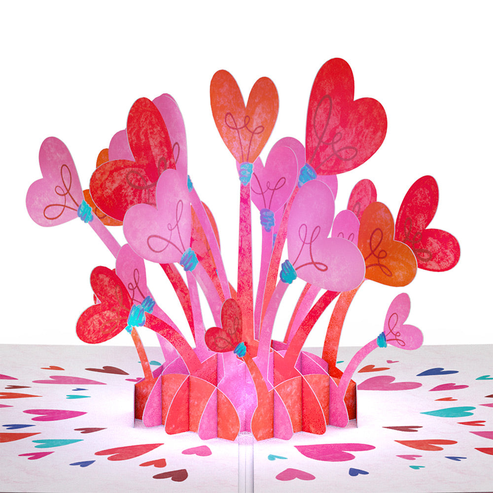 You Light Up My Life Valentine Light-Up Pop-Up Card and Big Sweet Heart Sentiment Set