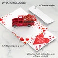 Love Delivery Truck Valentine Pop-Up Card and Big Sweet Heart Sentiment Set