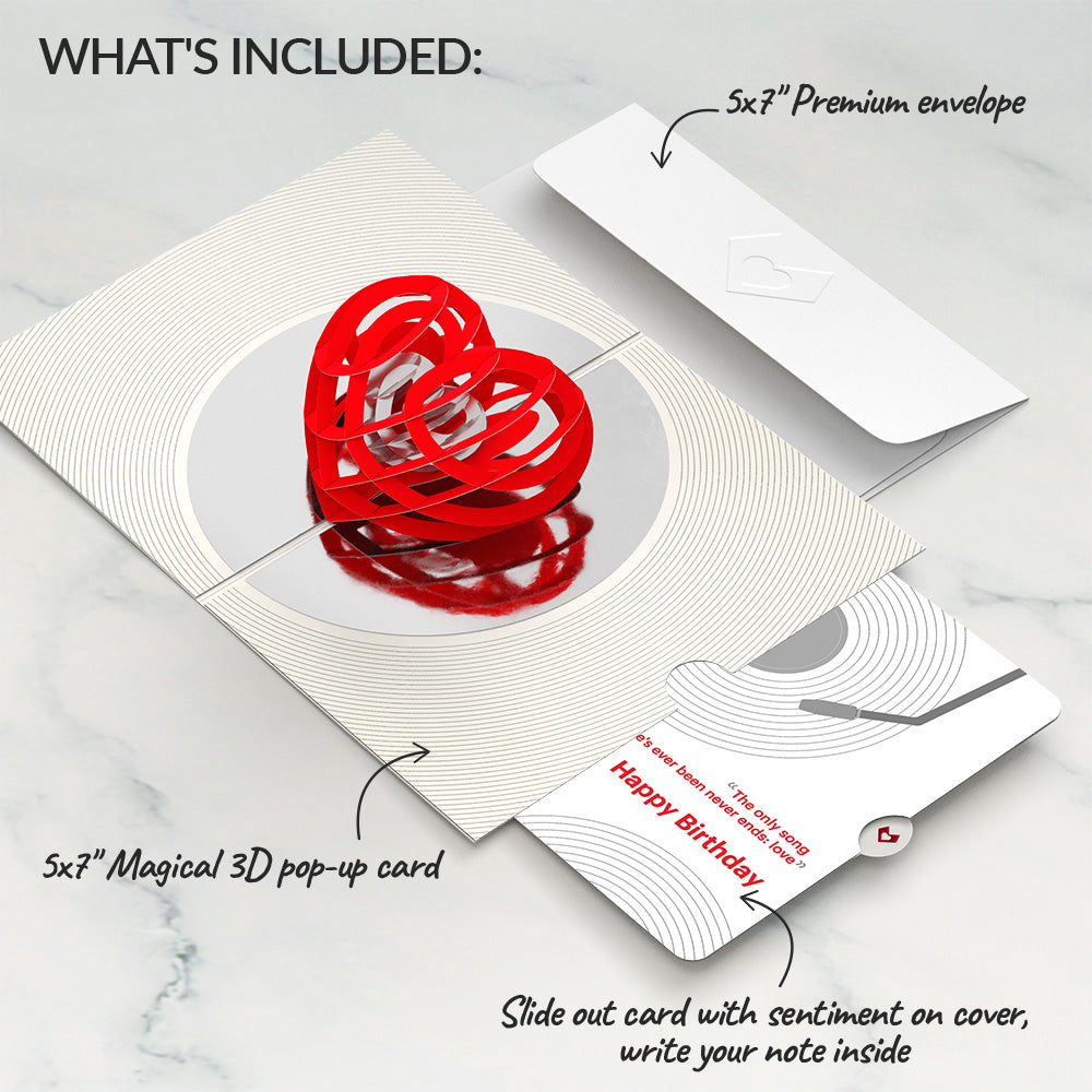 OK Go: Love Music Pop-Up Card - Limited Edition and Timeless Melody Birthday Sentiment Set OK Go: Love Music Pop-Up Card - Limited Edition and Timeless Melody Birthday Sentiment Set