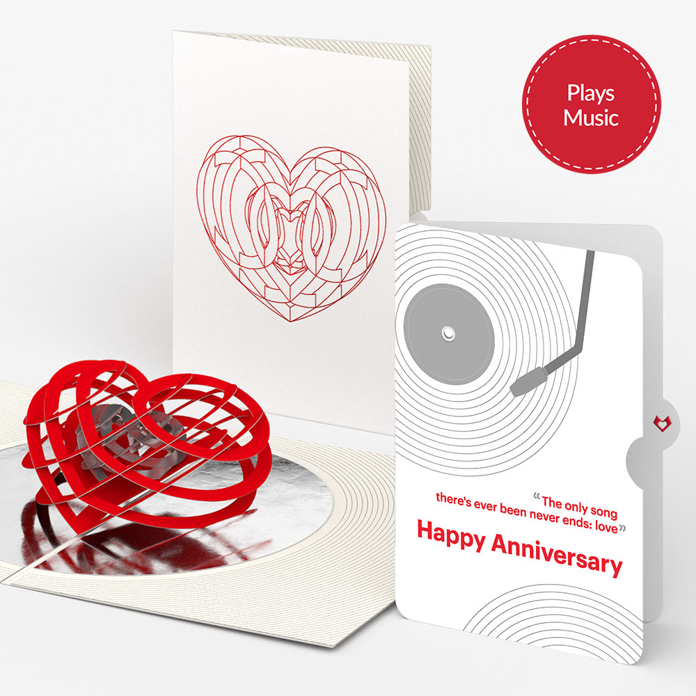 OK Go: Love Music Pop-Up Card - Limited Edition and Timeless Melody Anniversary Sentiment Set