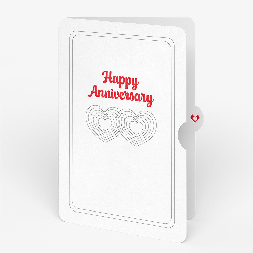 OK Go: Love Music Pop-Up Card - Limited Edition and Connected Hearts Anniversary Sentiment Set