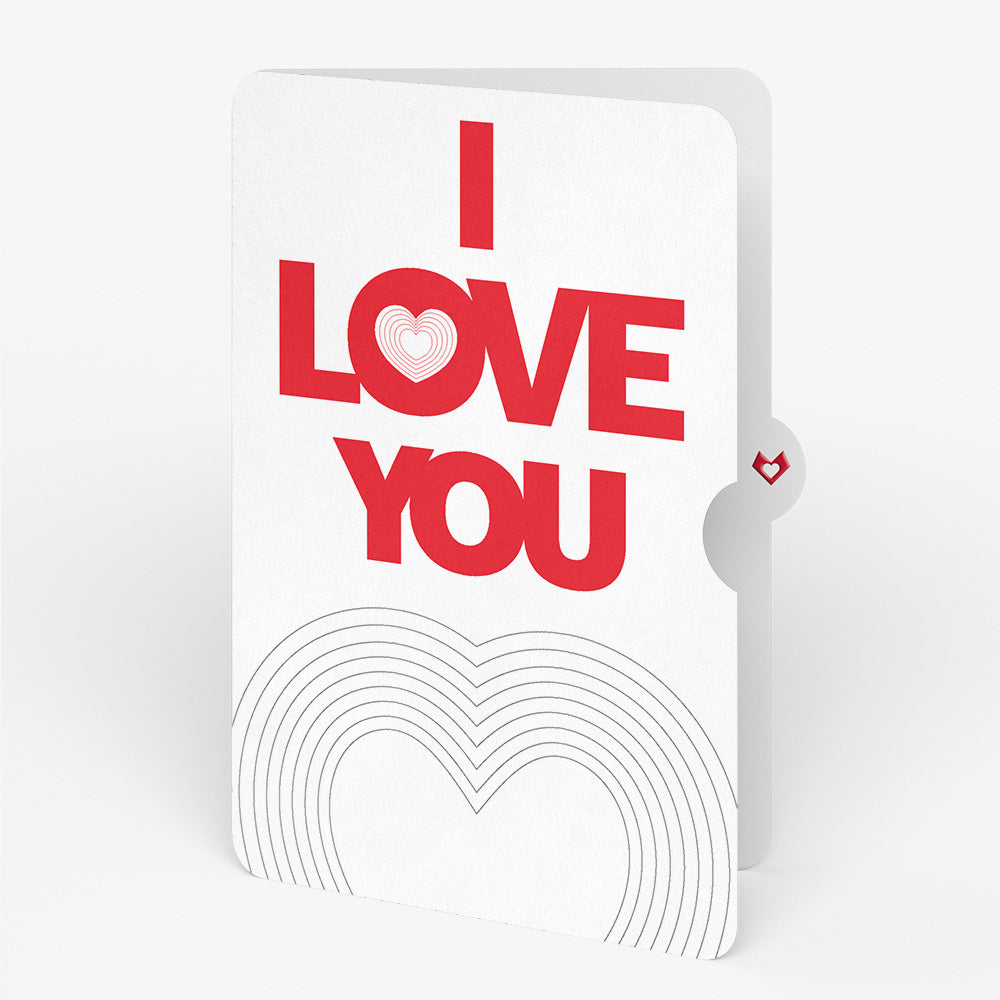 OK Go: Love Pop-Up Card and Heart Message Love Sentiment Set