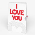 OK Go: Love Pop-Up Card and Heart Message Love Sentiment Set