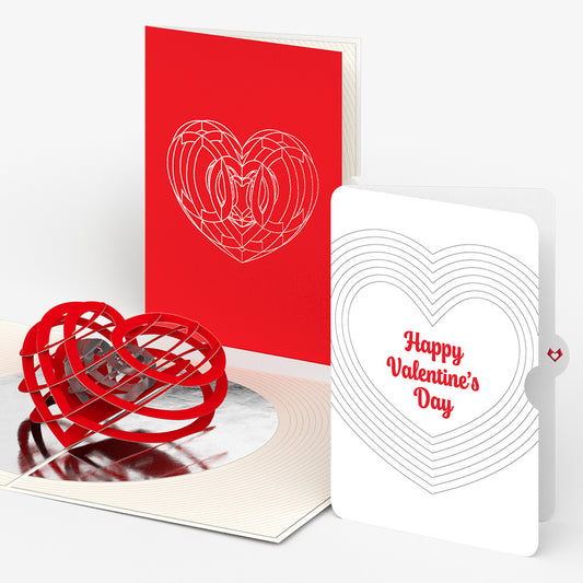 OK Go: Love Pop-Up Card and Layered Heart Valentine’s Day Sentiment Set