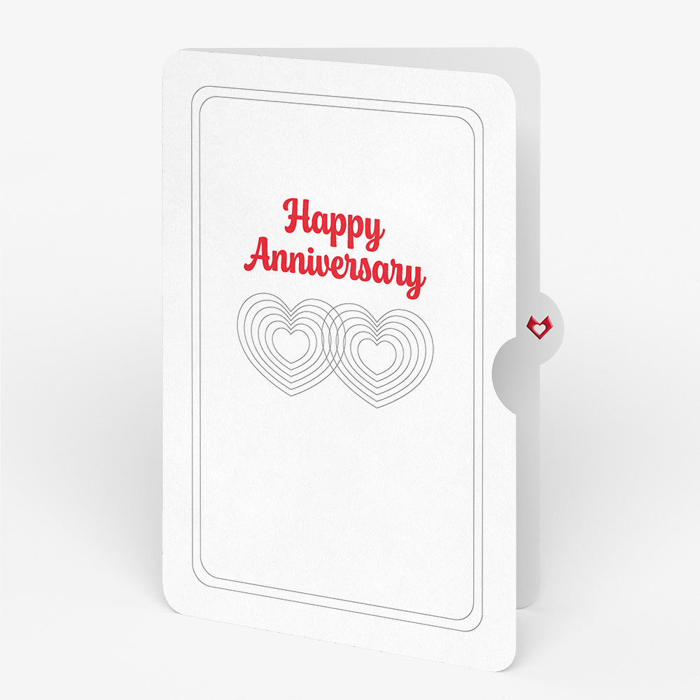 OK Go: Love Pop-Up Card and Connected Hearts Anniversary Sentiment Set