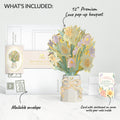 Gilded Daffodil Mother's Day Luxe Bouquet and Sentiment Set
