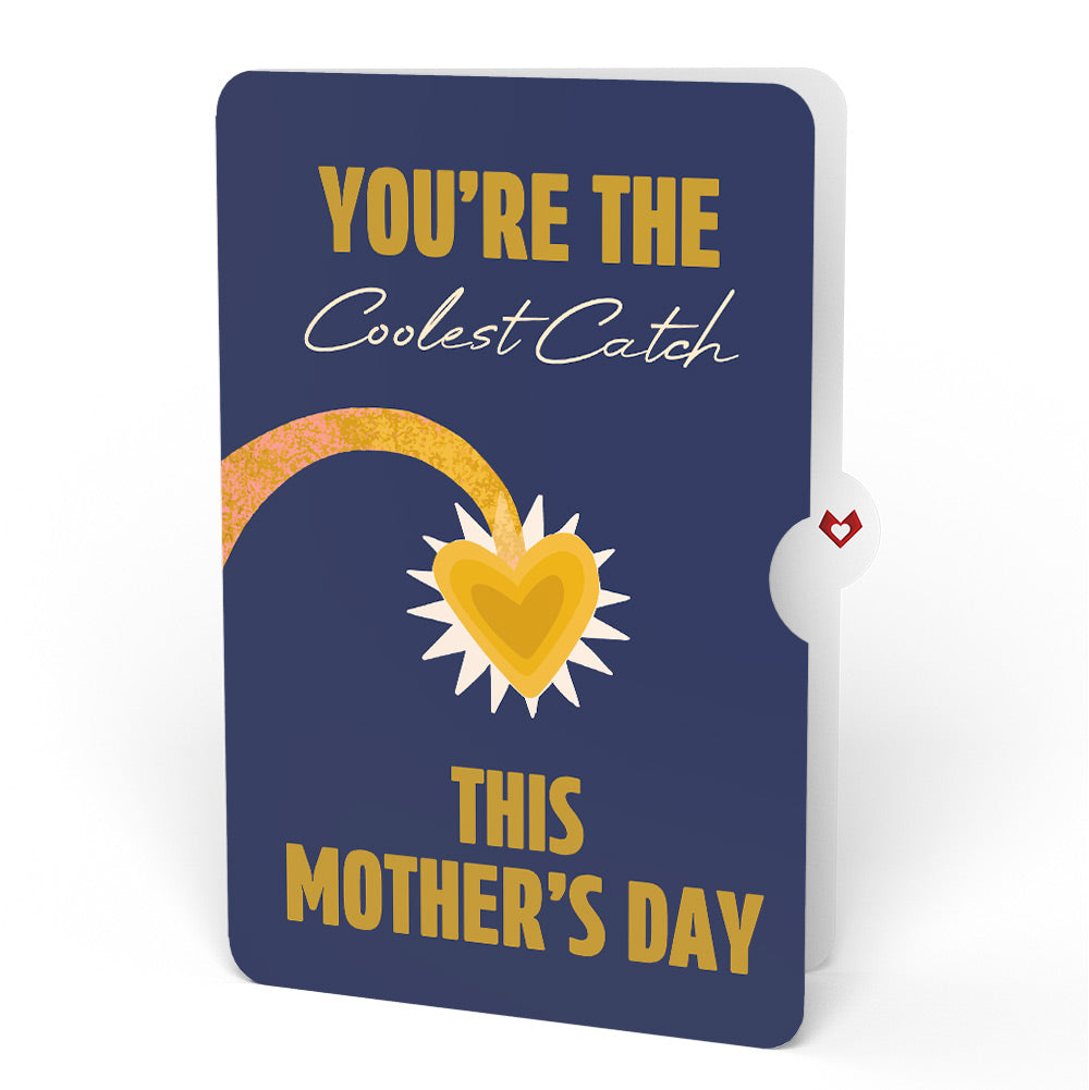 You Are My Sunshine Anglerfish Mother's Day Pop-Up Card and Angler Glow The Coolest Catch Sentiment Set for Mom