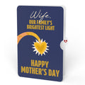 You Are My Sunshine Anglerfish Mother's Day Pop-Up Card and Sentiment Set for Wife