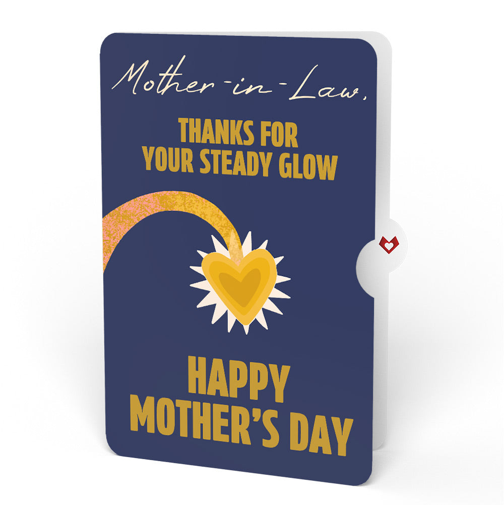 You Are My Sunshine Anglerfish Mother's Day Pop-Up Card and Sentiment Set for Mother-in-law